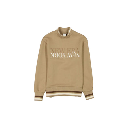New Era Cap Tech Sweat Beige Mockneck