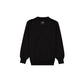 New Era Cap Black Knit Long-Sleeve Polo