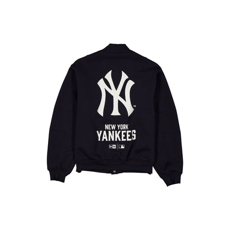 New York Yankees Tech Sweat Navy Varsity Jacket
