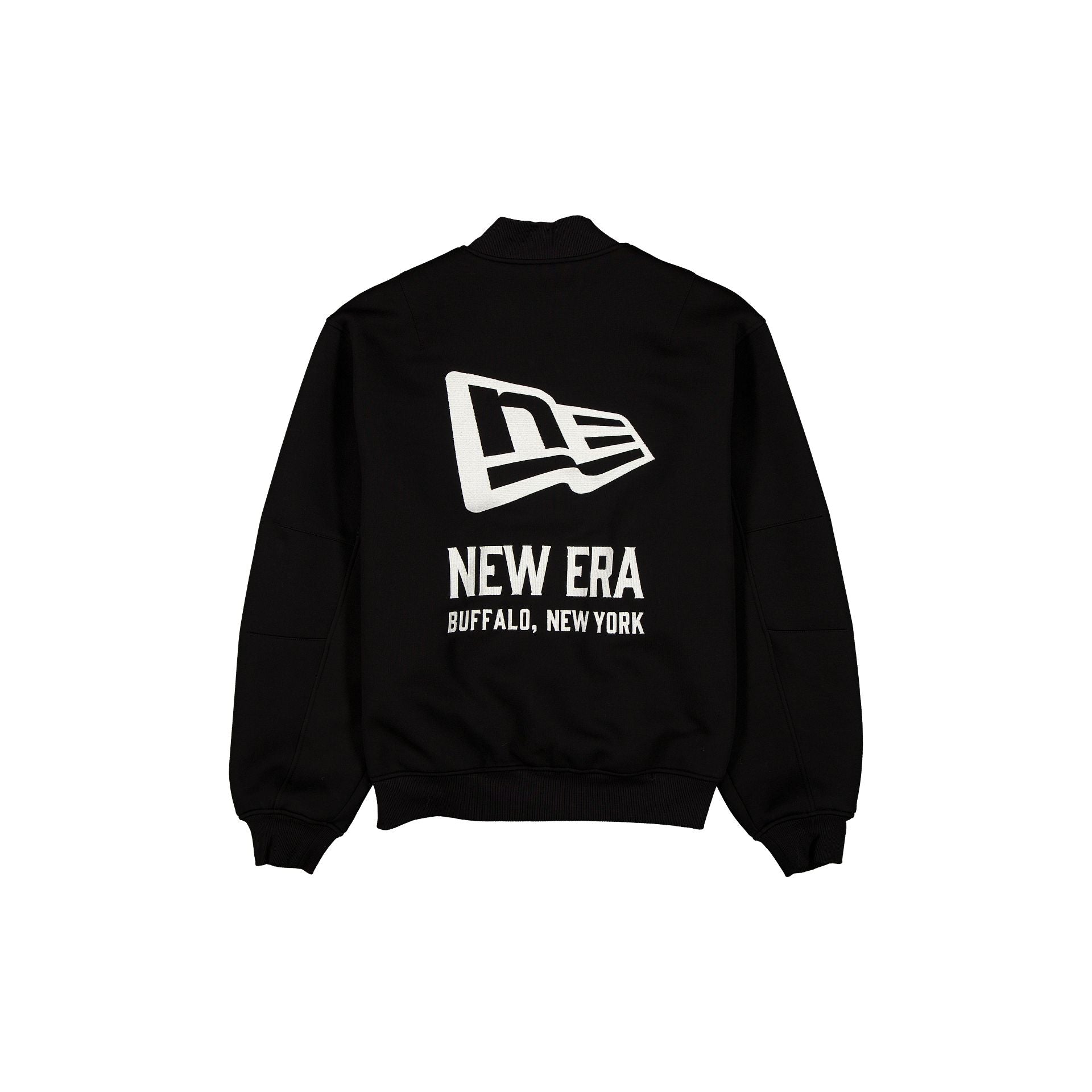 New Era Cap Tech Sweat Black Varsity Jacket