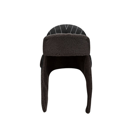 New Era Cap Black Stripe Fashion Trapper Hat