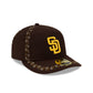 San Diego Padres Rose Emblem Low Profile 59FIFTY Fitted Hat