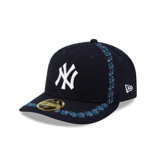 New York Yankees Rose Emblem Low Profile 59FIFTY Fitted Hat - New Era Cap