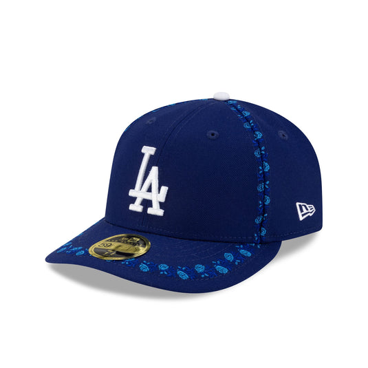 Los Angeles Dodgers Rose Emblem Low Profile 59FIFTY Fitted Hat - New Era Cap