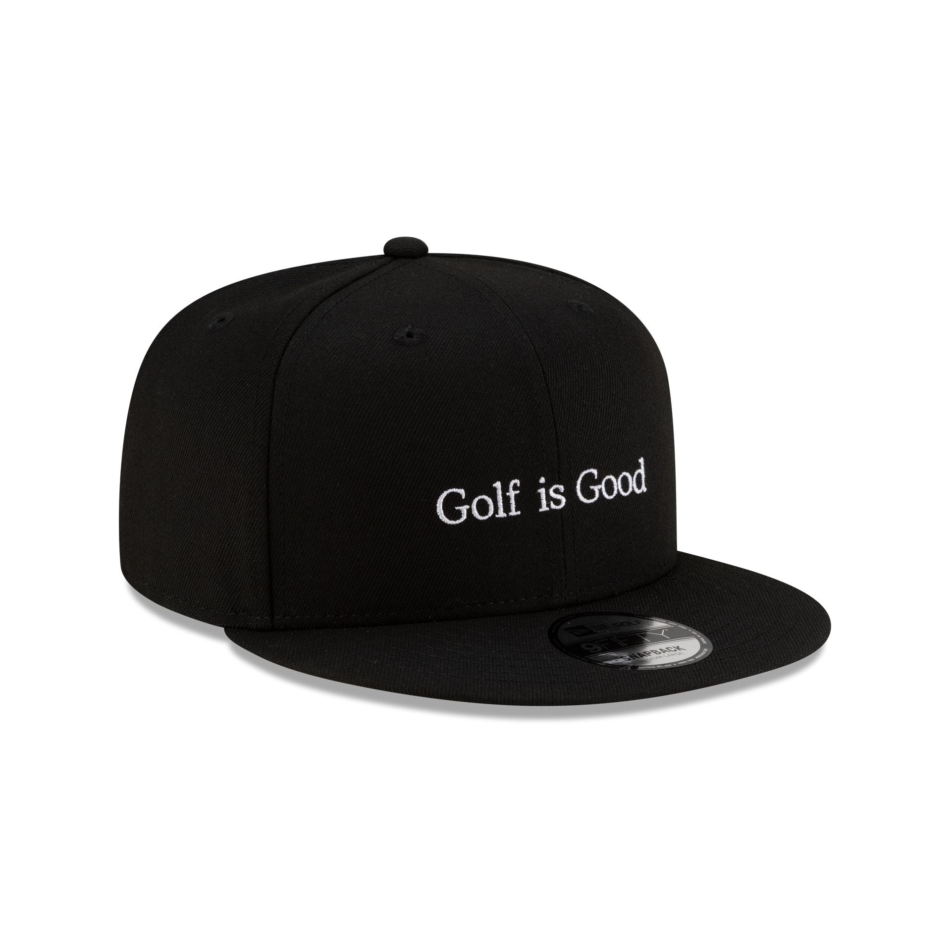New Era Cap Golf is Good Black 9FIFTY Snapback Hat