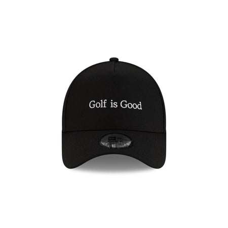 New Era Cap Golf is Good Black 9FORTY A-Frame Snapback Hat