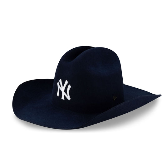 New York Yankees Navy Felt Cowboy Hat - New Era Cap