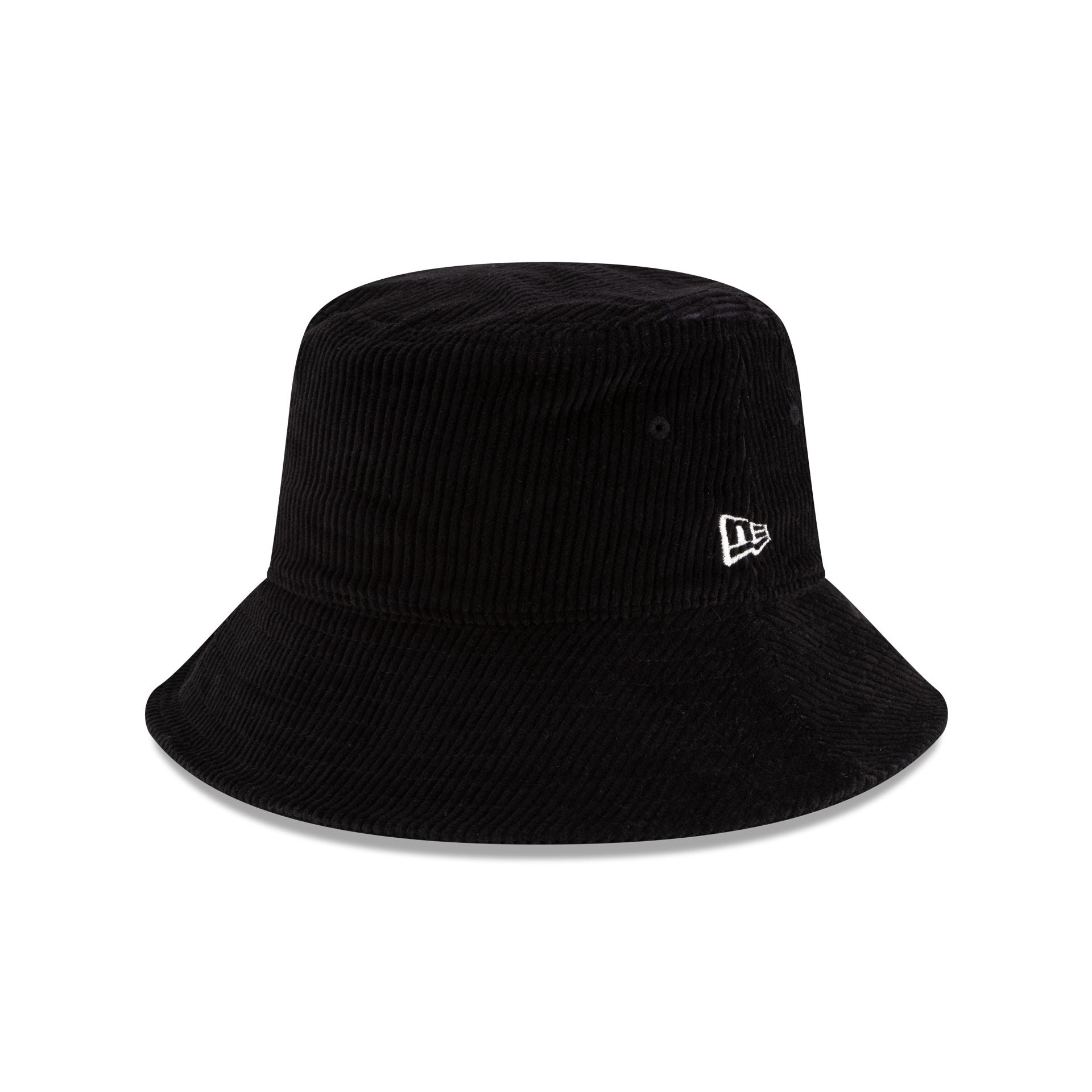 New Era Cap Black Corduroy Bucket Hat