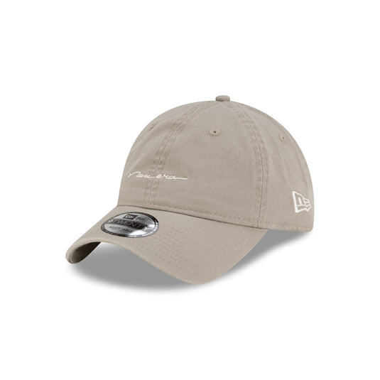 New Era Cap Handwritten Tan 9TWENTY Adjustable Hat - New Era Cap