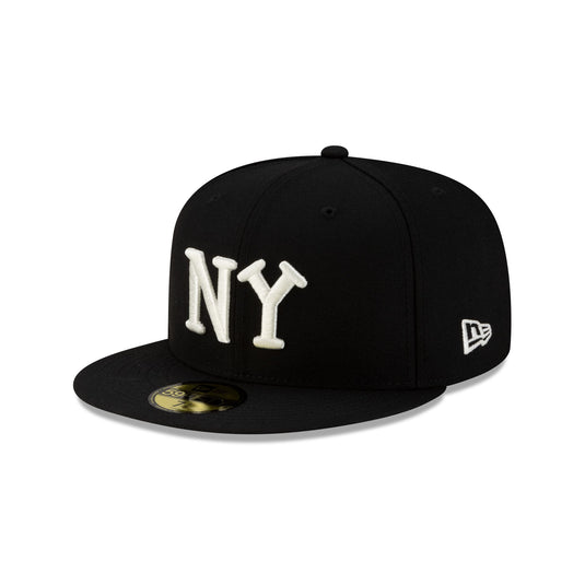 New York Black Yankees Black 59FIFTY Fitted Hat - New Era Cap