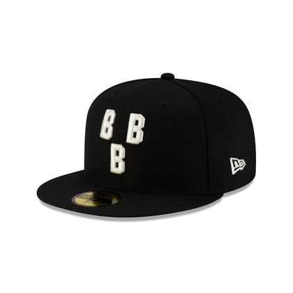 Birmingham Black Barons Black 59FIFTY Fitted Hat