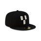 Birmingham Black Barons Black 59FIFTY Fitted Hat