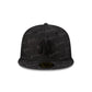 New York Yankees Laser Burn Out Black 59FIFTY Fitted Hat