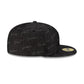 New York Yankees Laser Burn Out Black 59FIFTY Fitted Hat