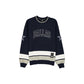 Dallas Cowboys Man-to-Man Navy Crewneck
