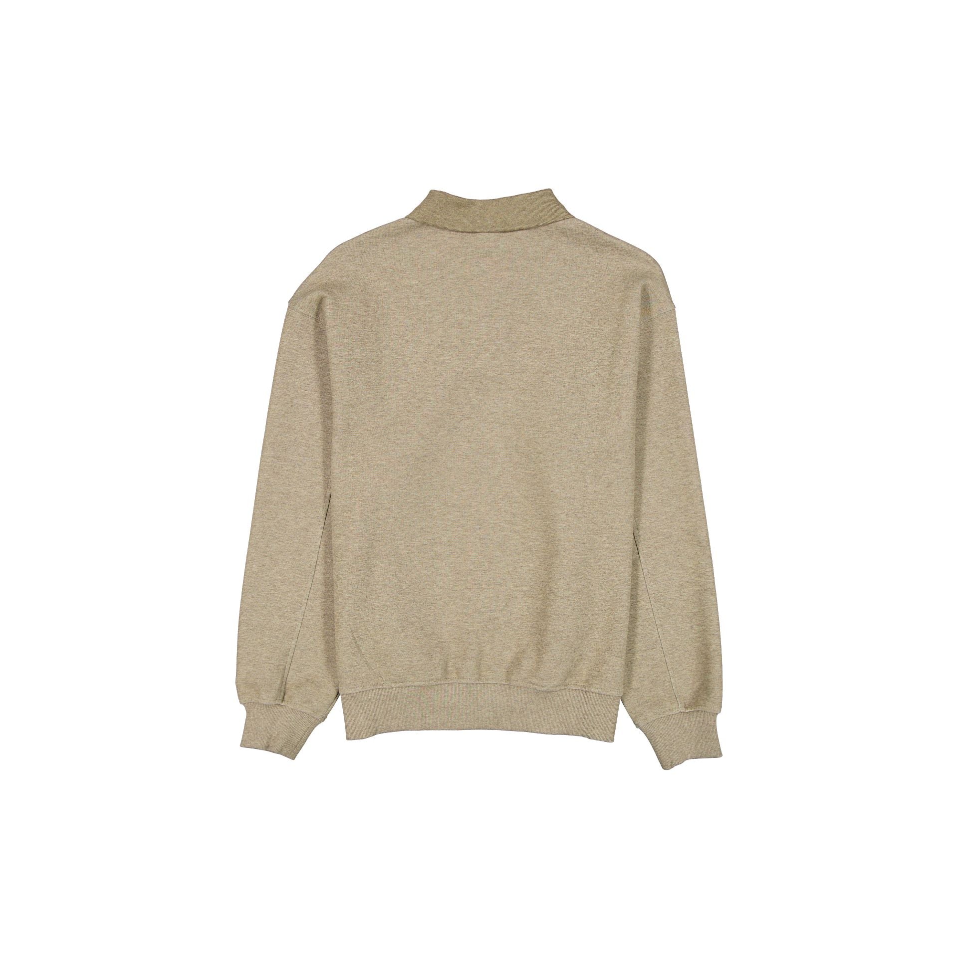 New Era Cap Black Label Man-to-Man Oatmeal Collared Crewneck