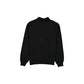 New Era Cap Black Label Man-to-Man Black Collared Crewneck