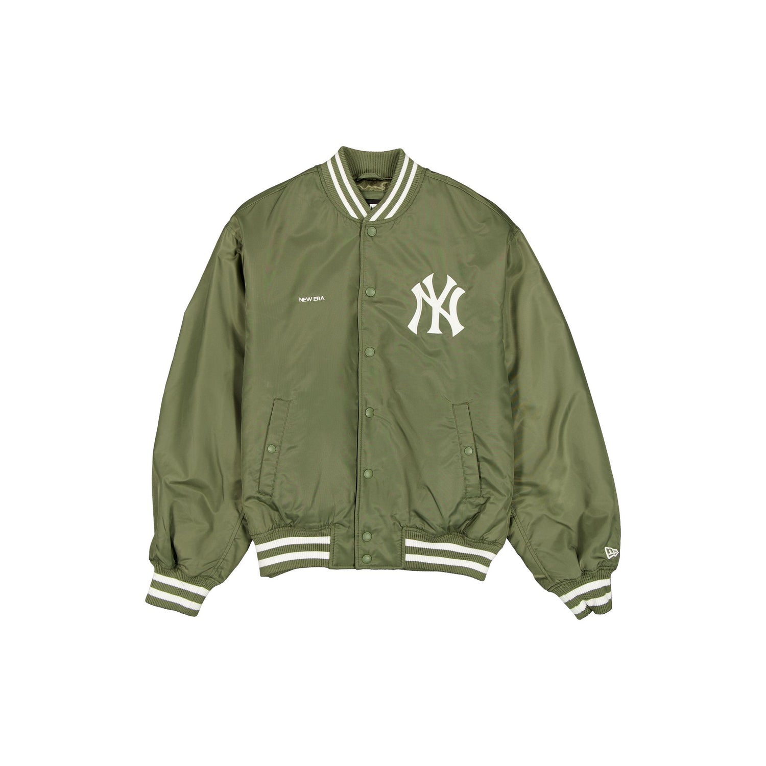New York Yankees Nylon Sage Green Stadium Jacket
