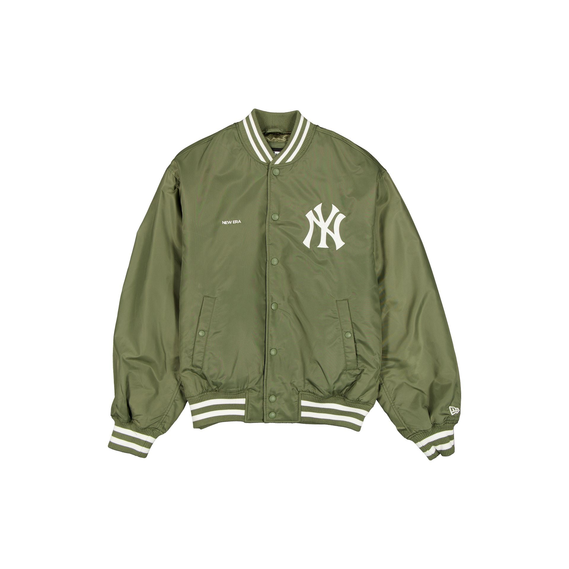 New York Yankees Nylon Sage Green Stadium Jacket