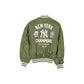 New York Yankees Nylon Sage Green Stadium Jacket