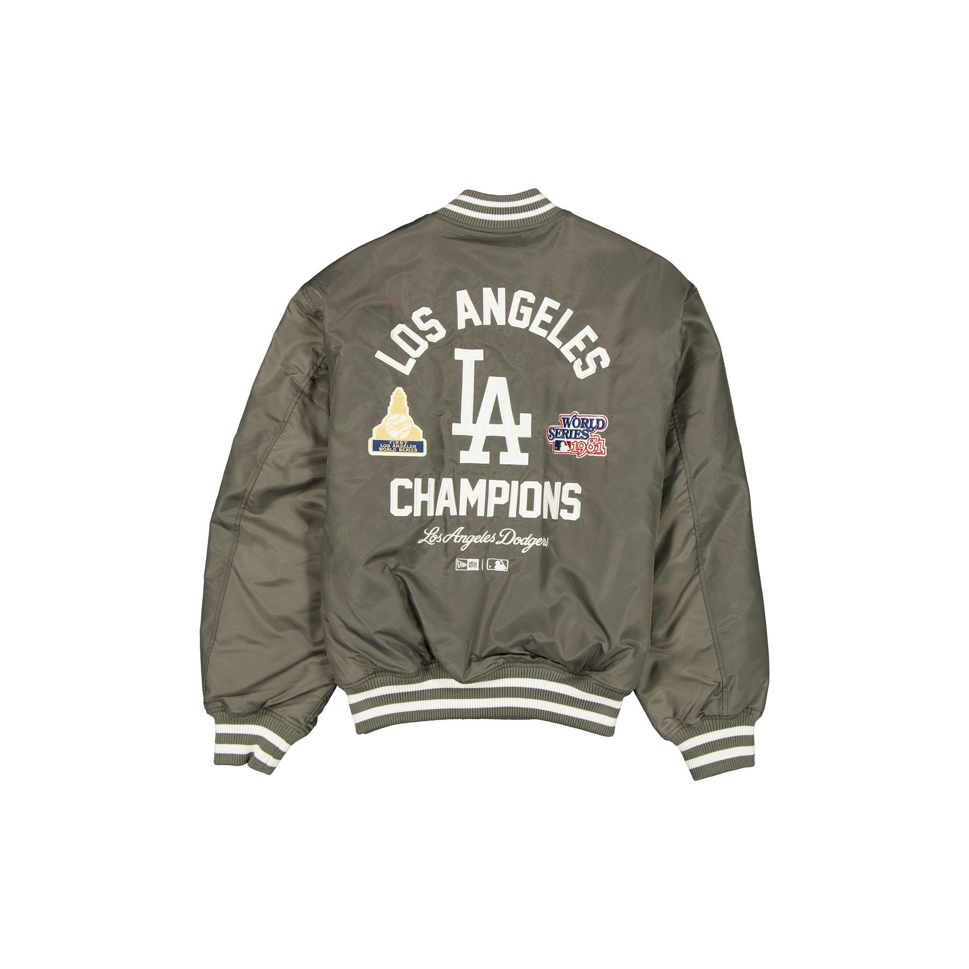 Los Angeles Dodgers Nylon Gray Stadium Jacket