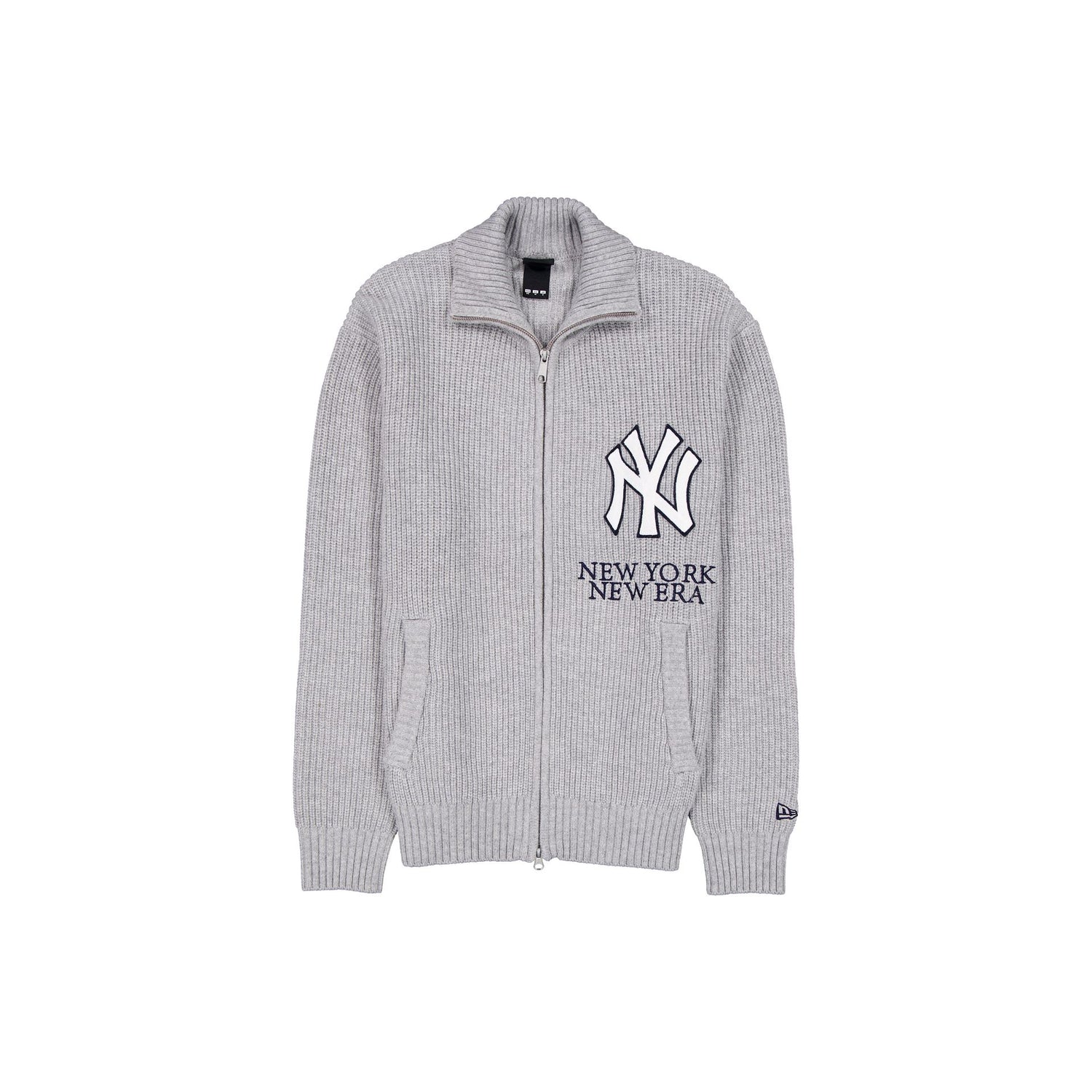New York Yankees Heather Gray Cardigan