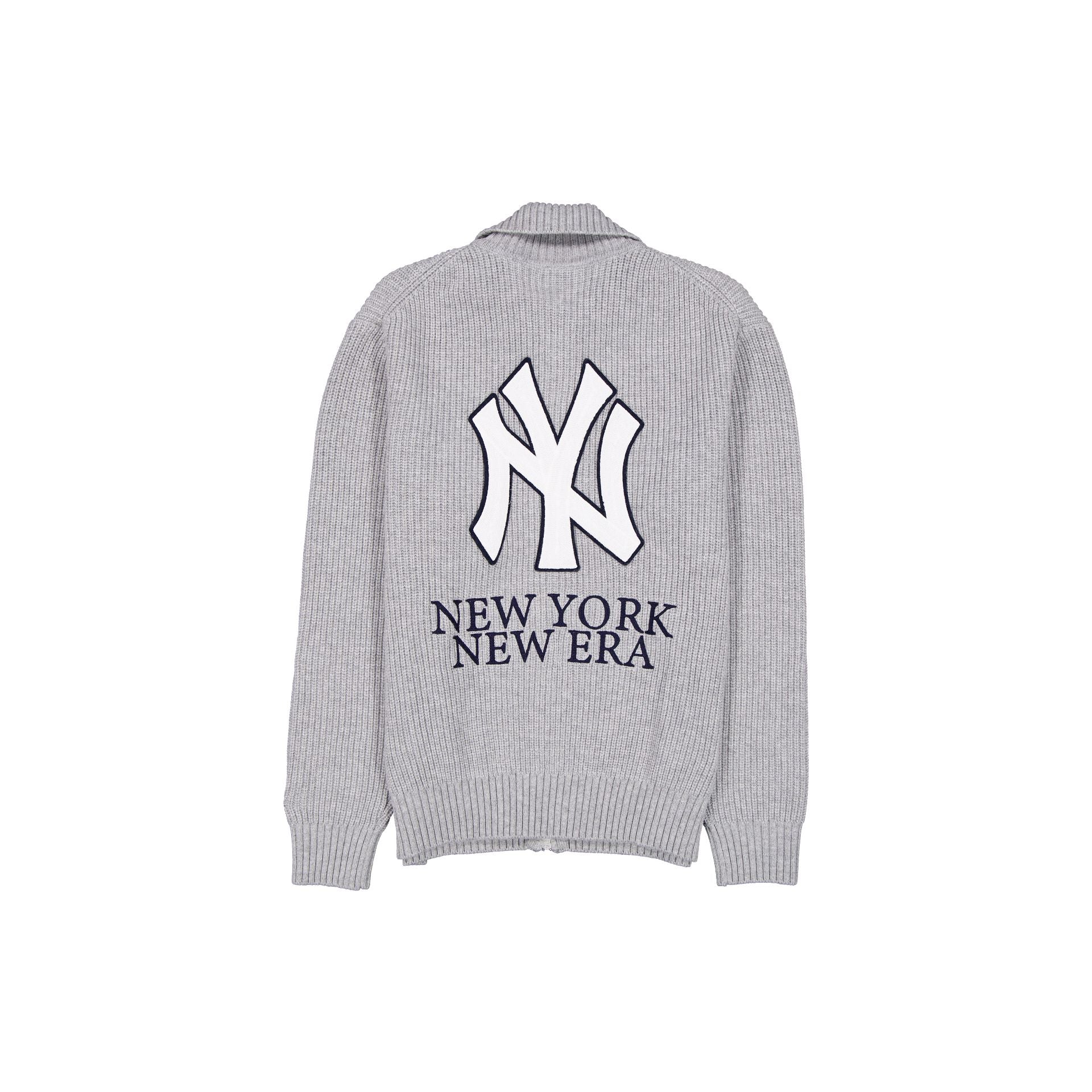 New York Yankees Heather Gray Cardigan