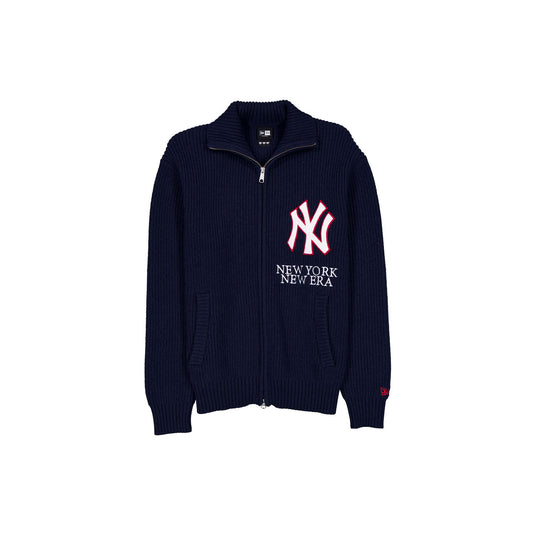 New York Yankees Navy Cardigan - New Era Cap