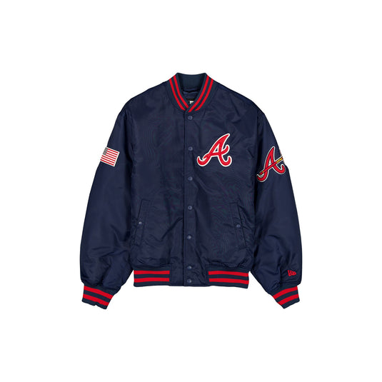Atlanta Braves Authentic Navy Stadium Jacket - New Era Cap