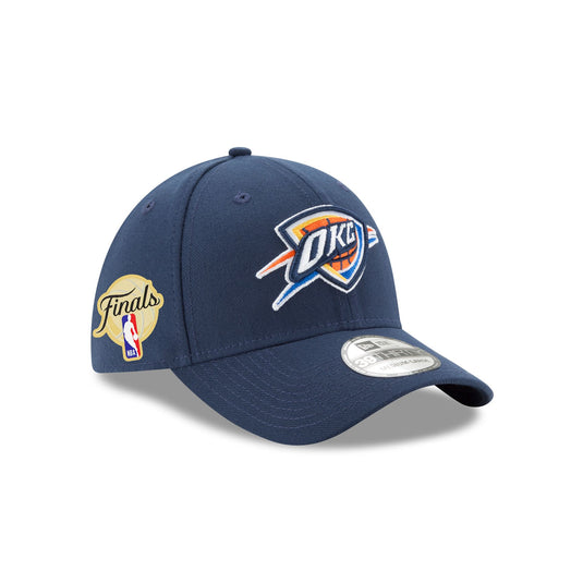 Oklahoma City Thunder 2025 NBA Finals Sidepatch 39THIRTY Stretch Fit Hat - New Era Cap