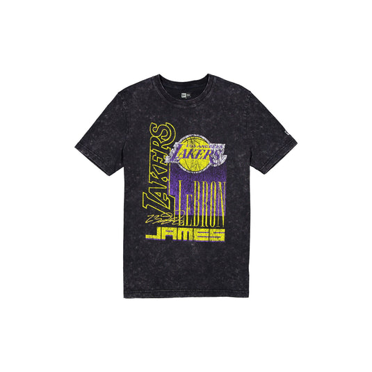 Los Angeles Lakers Lebron James Washed T-Shirt - New Era Cap