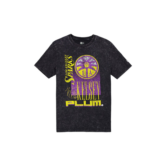 Los Angeles Sparks Kelsey Plum Washed T-Shirt - New Era Cap