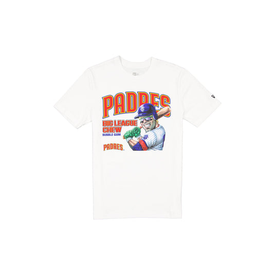 Big League Chew x San Diego Padres White T-Shirt - New Era Cap