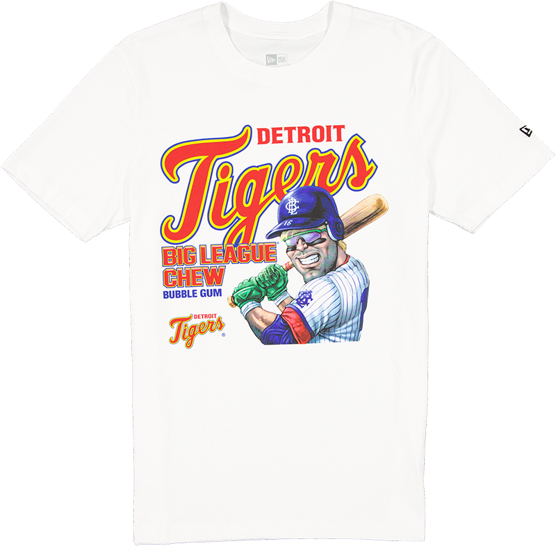 Big League Chew x Detroit Tigers White T-Shirt