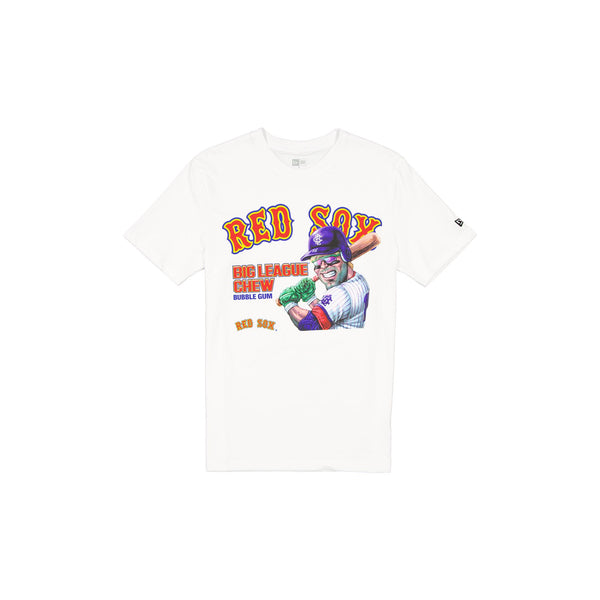 トップス F.C.R.B. MLB TOUR L/S B&W BIG LOGO TEE Big League Chew x Boston Red Sox White T-Shirt – New Era Cap