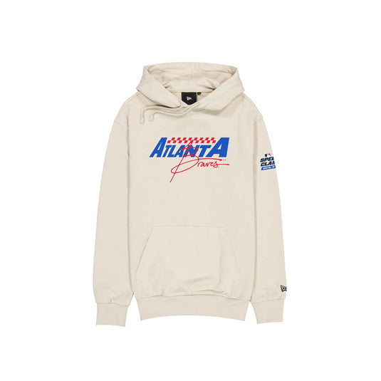 Atlanta Braves Speedway Classic White Hoodie - New Era Cap