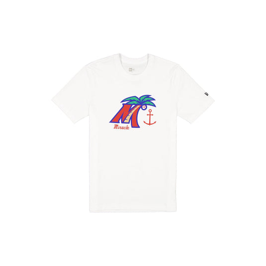 Fort Myers Miracle Theme Night White T-Shirt - New Era Cap