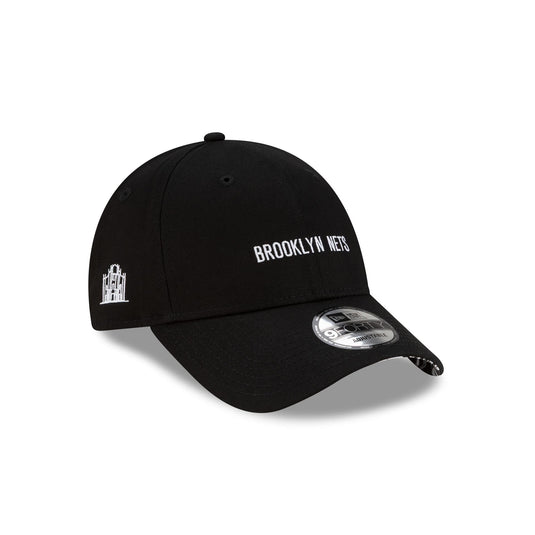 Brooklyn Nets China Games Black 9FORTY Adjustable Hat - New Era Cap