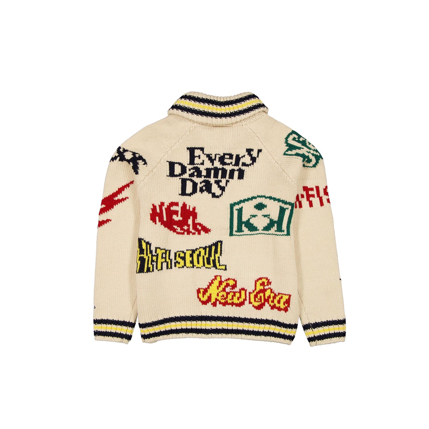 New Era Cap x Kompakt Record Bar Logos Cardigan