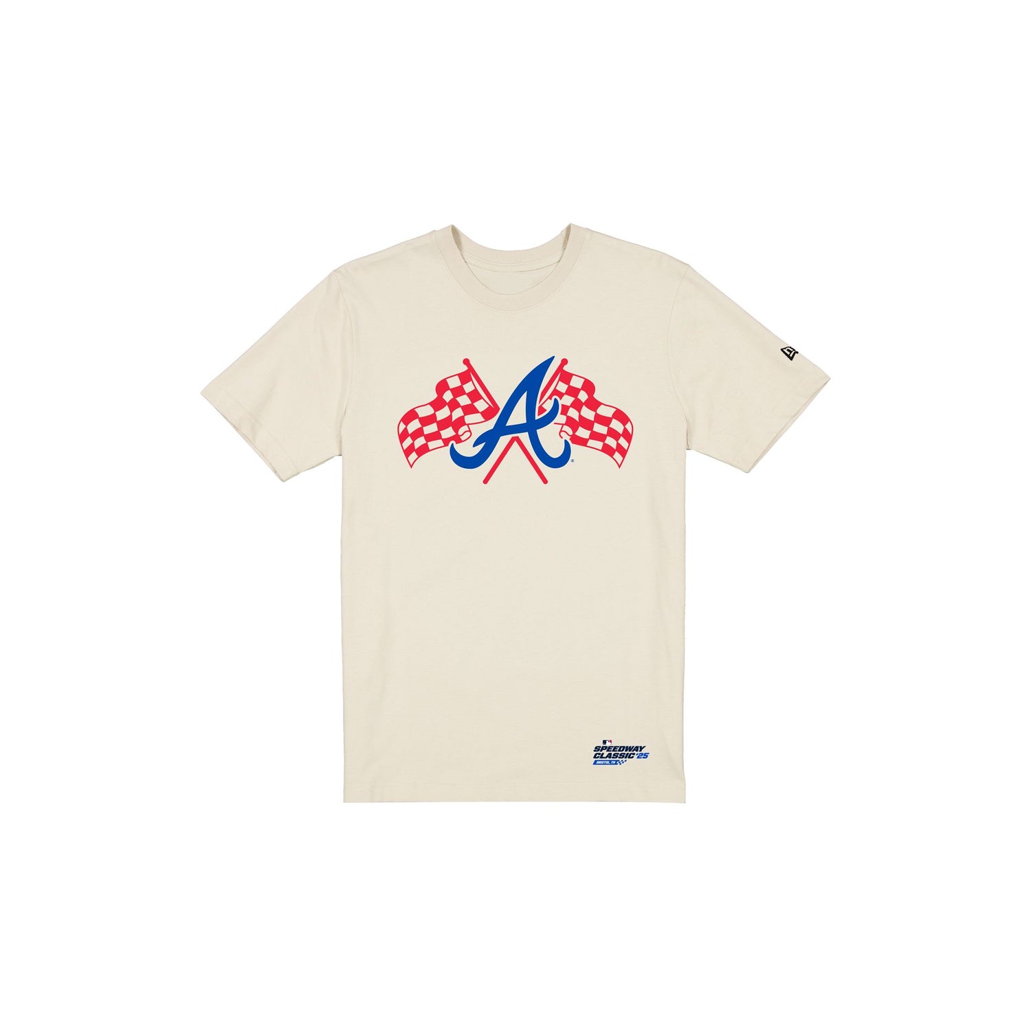 Atlanta Braves Speedway Classic White T-Shirt