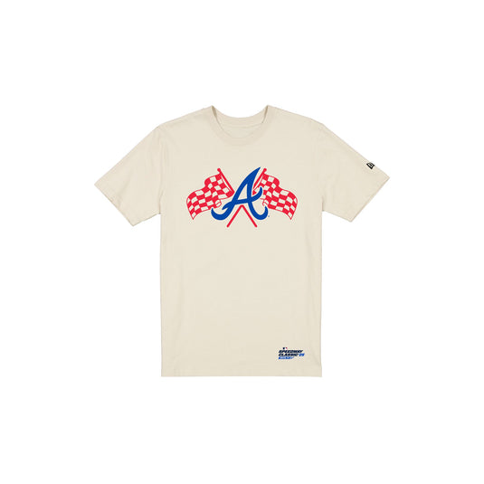 Atlanta Braves Speedway Classic White T-Shirt - New Era Cap