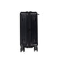 Black suitcase on a white background