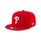 Philadelphia Phillies 2025 Postseason Side Patch 59FIFTY Fitted Hat