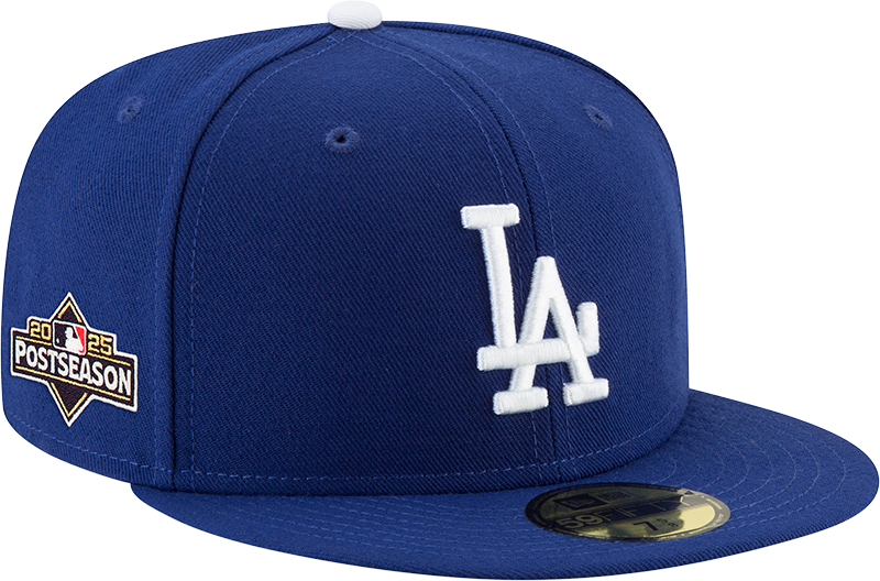 Los Angeles Dodgers 2025 Postseason Side Patch 59FIFTY Fitted Hat