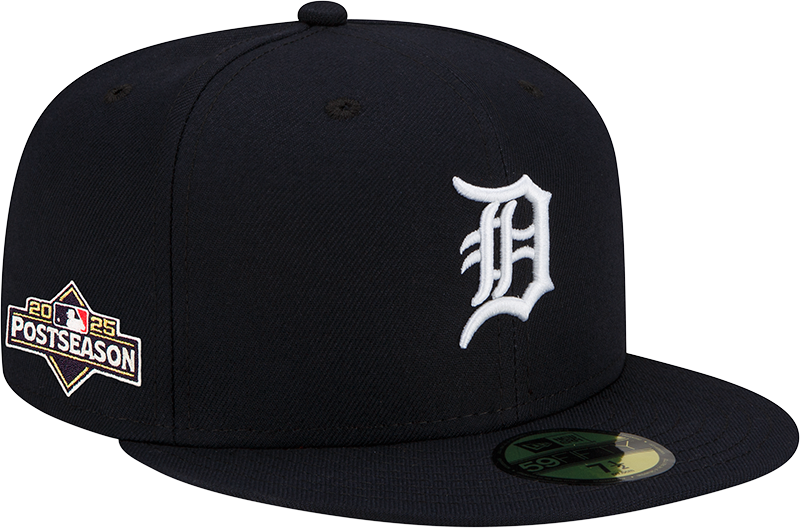 Detroit Tigers 2025 Postseason Side Patch 59FIFTY Fitted Hat