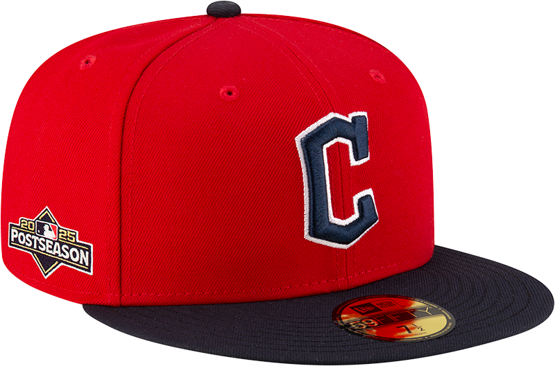 Cleveland Guardians 2025 Post Season Side Patch 59FIFTY Fitted Hat
