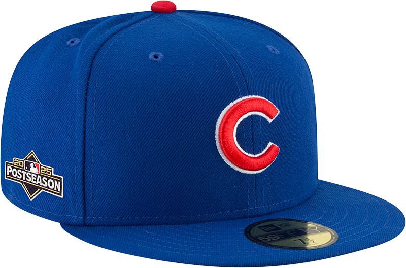 Chicago Cubs 2025 Postseason Side Patch 59FIFTY Fitted Hat