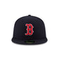 Boston Red Sox 2025 Postseason Side Patch 59FIFTY Fitted Hat