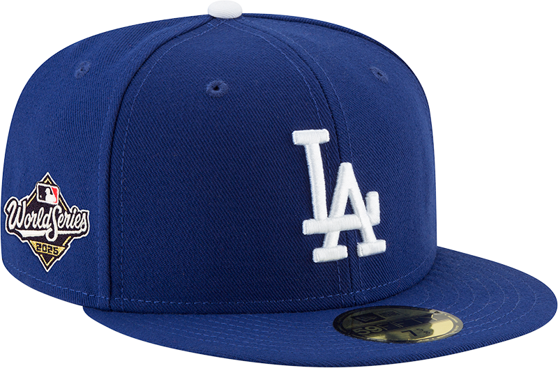Los Angeles Dodgers 2025 World Series Side Patch 59FIFTY Fitted Hat