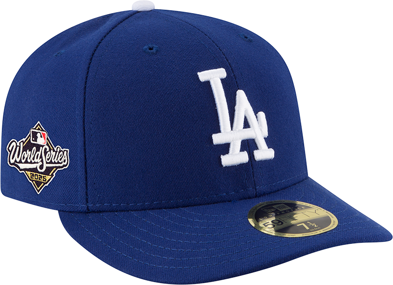 Los Angeles Dodgers 2025 World Series Side Patch Low Profile 59FIFTY Fitted Hat
